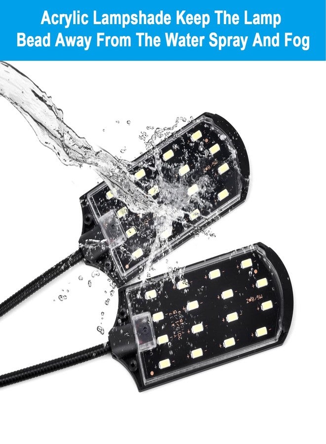 WEAVERBIRD Double Head Aquarium Fish Tank Light 15W 32 LED Aquarium Planted Clip Lamp 1600LM White LED Lighting for 8-15 Inch Fish Tank - Image 3